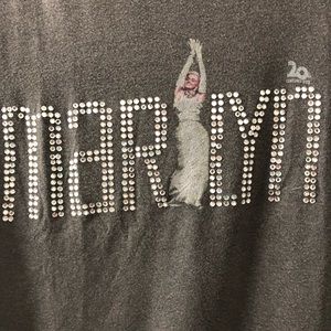 Vintage Marilyn Monroe Swarovski Crystal T-Shirt